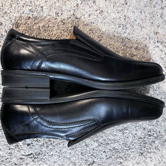 Florsheim Ortholite Black Slip On Leather Shoes Size 10EEE main image 8